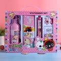 Kawaii School Eraser+ruler+pencil+pencil Case+sharpener+bottle Stationery Set School Supplies