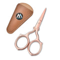 Multi-Purpose Small Precision Stainless Steel Beauty Scissors for Eyebrow & Eyelash Grooming Makeup Scissors for Women and Men