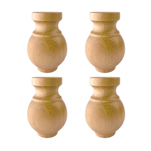 Custom Solid Wood Replacement Furniture Feet for Sofas Beds Cabinets-Outdoor Hotel Use-Bedroom Workshop Apartment Home Office