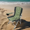 Lightweight Portable Foldable Beach Chair Heavy-Duty Stainless Steel Camping Chair with Storage Bag for Outdoor Picnic