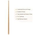 Wood Baluster Designs Stair Parts Solid Poplar White Primed Pin Top 5080-42 Inches Elegant Adjustable Traditional Easy