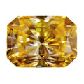 SICGEM Factory Production Custom 1-Carat Loose Moissanite Wholesale of Champagne Yellow Gemstone Sizes 2mm*4mm-10mm*14mm
