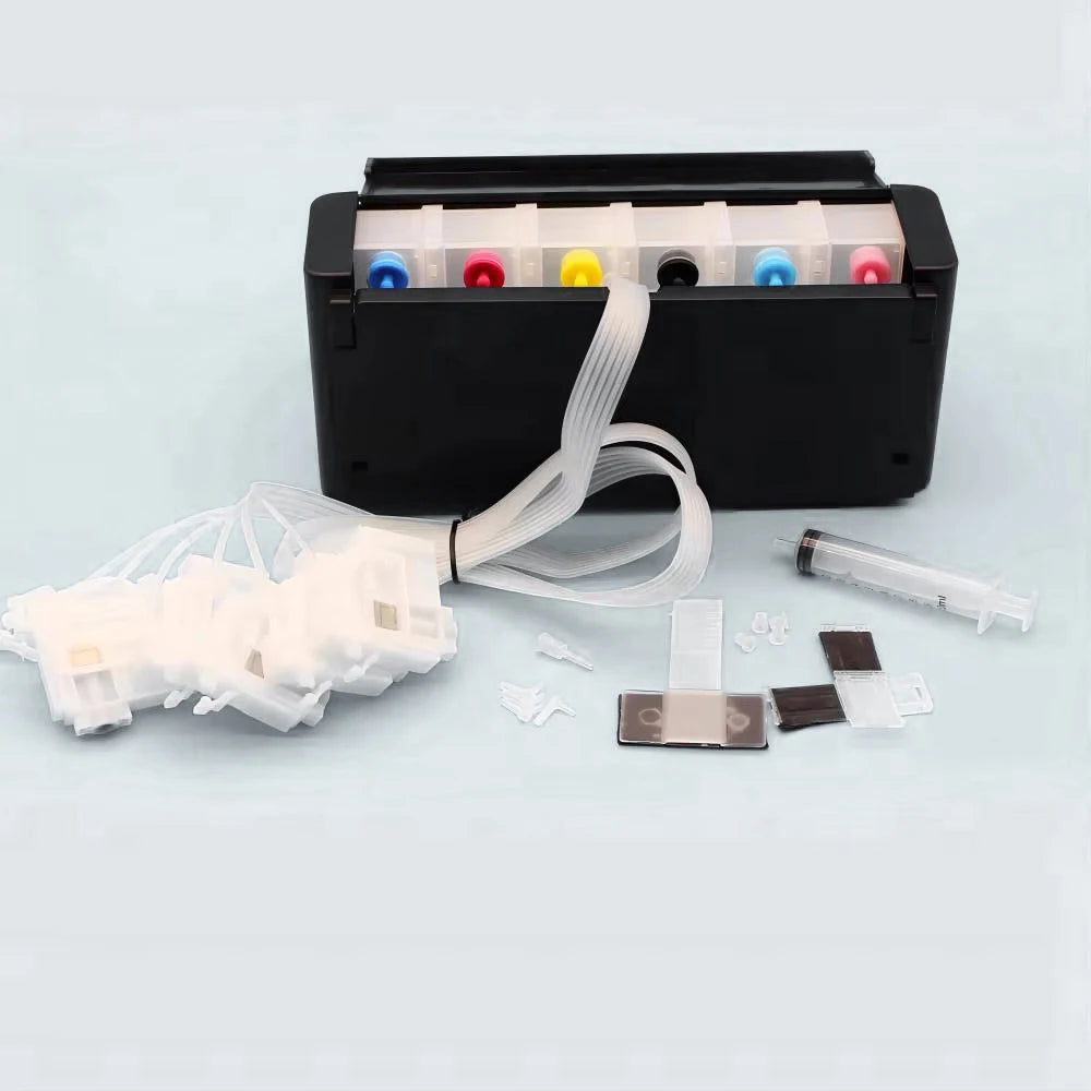 6 Colors Series CISS Ink Tank System External Cartridge Compatible for Epson L805 L800 L1800 L801 L810 L850 L1300