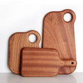 Custom Natural Black Bamboo Cutting Board Set Wooden Kitchen Dining Table Solid Walnut Wood Sturdy Durable Load-Bearing Chopping
