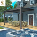 Wholesale Direct Sales 3x3m Garden Pergola Aluminium Pergola Canopy Patio Building Outdoor Motorized Pergola Gazebo Pavilion