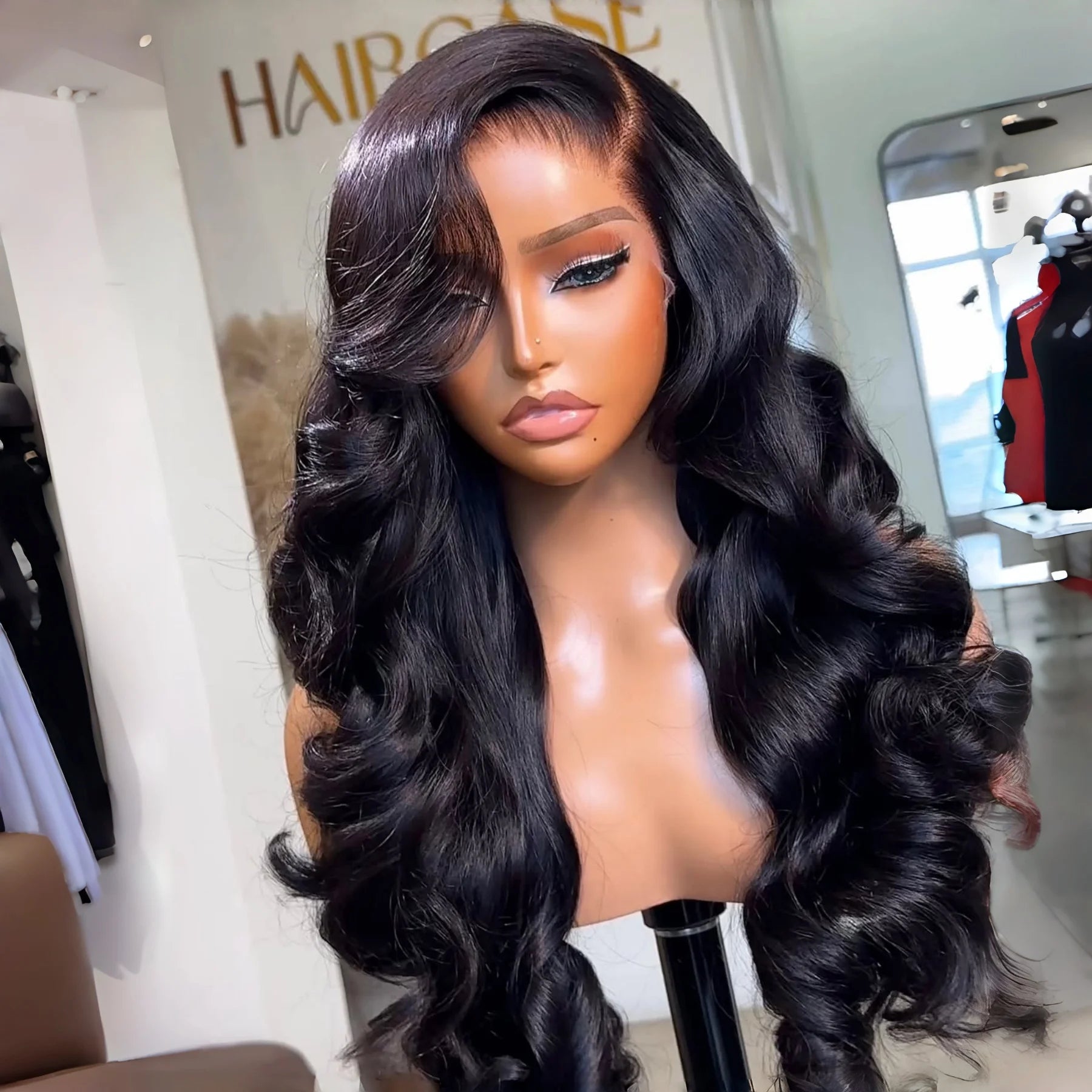 13*4 HD Body Wave Human Hair 1b 13*6 HD Full Lace Frontal Glueless Natural Black Wave 5*5 HD Full Lace Closure Vietnamese Hair