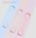 Women's Indoor Home Yoga and Pilates Stretching Band with Figure Eight Elastic Band TPR Material for Back Leg Shoulder Exercises