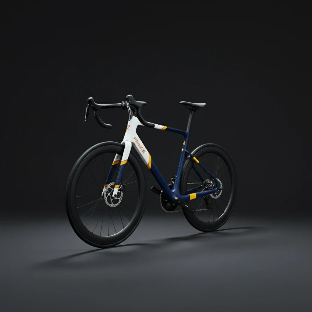 Inspired by Dragon Ball Vegeta T800 Lightweight Carbon Fiber Road Bike | Full Carbon Frame & Fork 24-Speed Racing Cycle