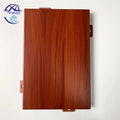 Wood Grain Decorative Exterior Curtain Aluminum Wall Cladding Veneer Panels Profile