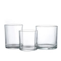 Customized Color 3oz Transparent Glass Candle Jar Wholesale Candle Holders Lanterns and Jars Without Lid
