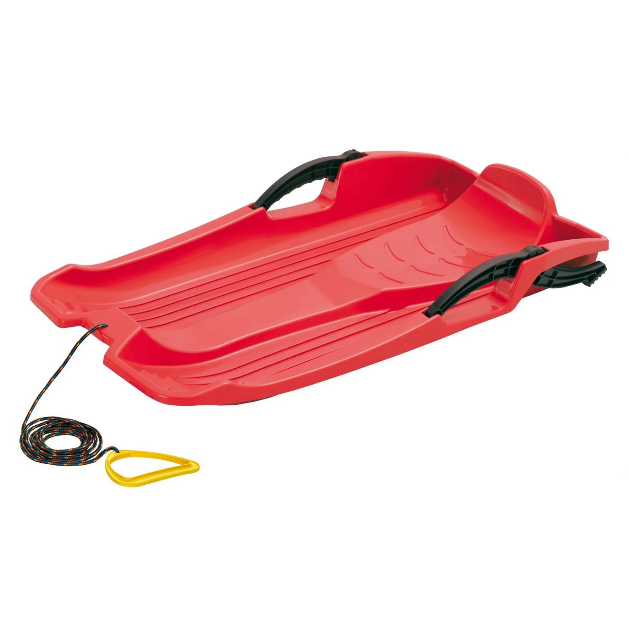Steerable hornet sled with brakes and rope