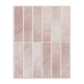 Jorunns DIY Home Wall Decor pink Bathroom Wall Tiles Peel and Stick 3d Wallpaper Tile Mosaic