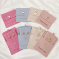 Velvet Jewelry Pouch with Snap Button Small Microfiber Jewelry Bag for Storing Ring Bracelets Necklaces Earring With Insert Pad