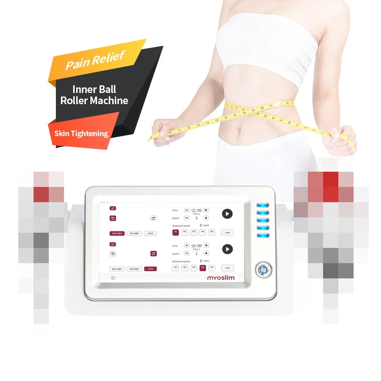 Roller Slimming Machine Ball Roller Abs Standing Lymphatic Drainage Face Body Weight Loss Contouring Cellulite Slimming Device