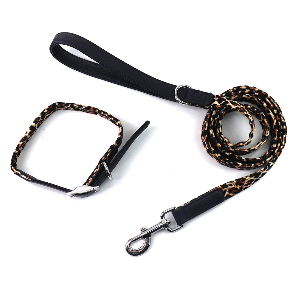 2024 Wholesale Multicoloured Reflective P Choke Dog Leash Nylon Oxford Fabric Dog Walking Rope Leash
