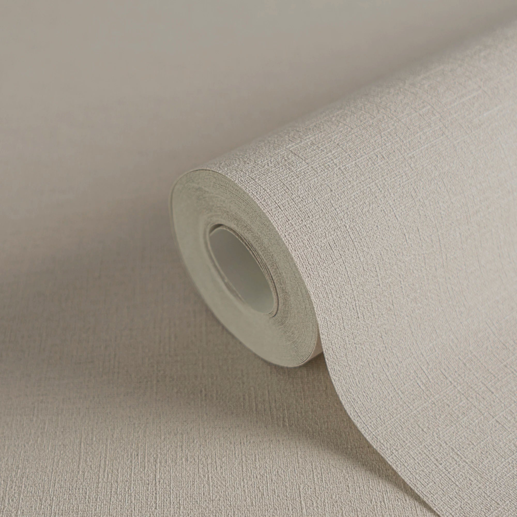 Made in Germany - Plain Wallpaper rolls Colour Grey Light Grey - Non Woven Vinyl - Wallpaper Textile Structure - 1005 x 053 m