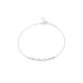 Azuris 925 Sterling Silver Fine Beaded Bracelet Hal-Stone Row-Design Turkey Origin