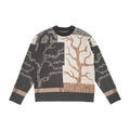 Custom Men's 100% Cotton ODM Autumn Fashion Casual Animal Print Pullover Knit Sweater