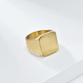 Beimai OEM Punk Style Matte Brushed Waterproof Stainless Steel Men's Ring for Gift & Party