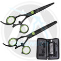 Professional High End Barber Salon Cutting and Thinning Scissors Set 5.5"