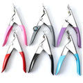 Professional Stainless Steel Acrylic Nail Clippers Rainbow Nail Tip Cutter for Home or Salon Use Manicure Tool for Thick Nails