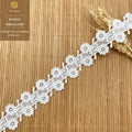 Fashionable Barcode Lace Clothing Home Fabric Accessories Embroidery Water-soluble Polyester-polyester Double Barcode Shoes