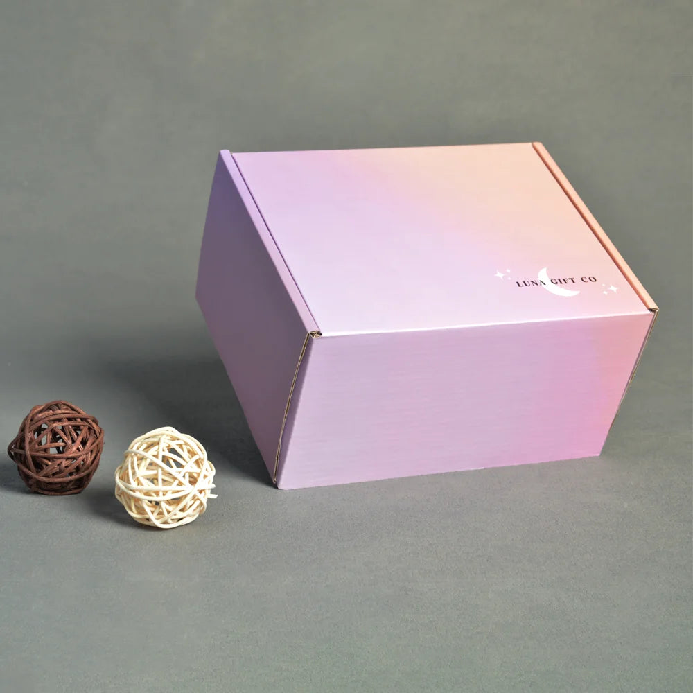 Eco-Friendly Custom Logo Printed Corrugated Shipping Boxes Free Cardboard Packaging for Skincare Cosmetics Sponge Mailer Box