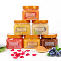 Manufacturer Herb Vitamin C Strawberry Natural Dead Sea Salt Oem Private Label Customization Fruit Hand Body Scrubs