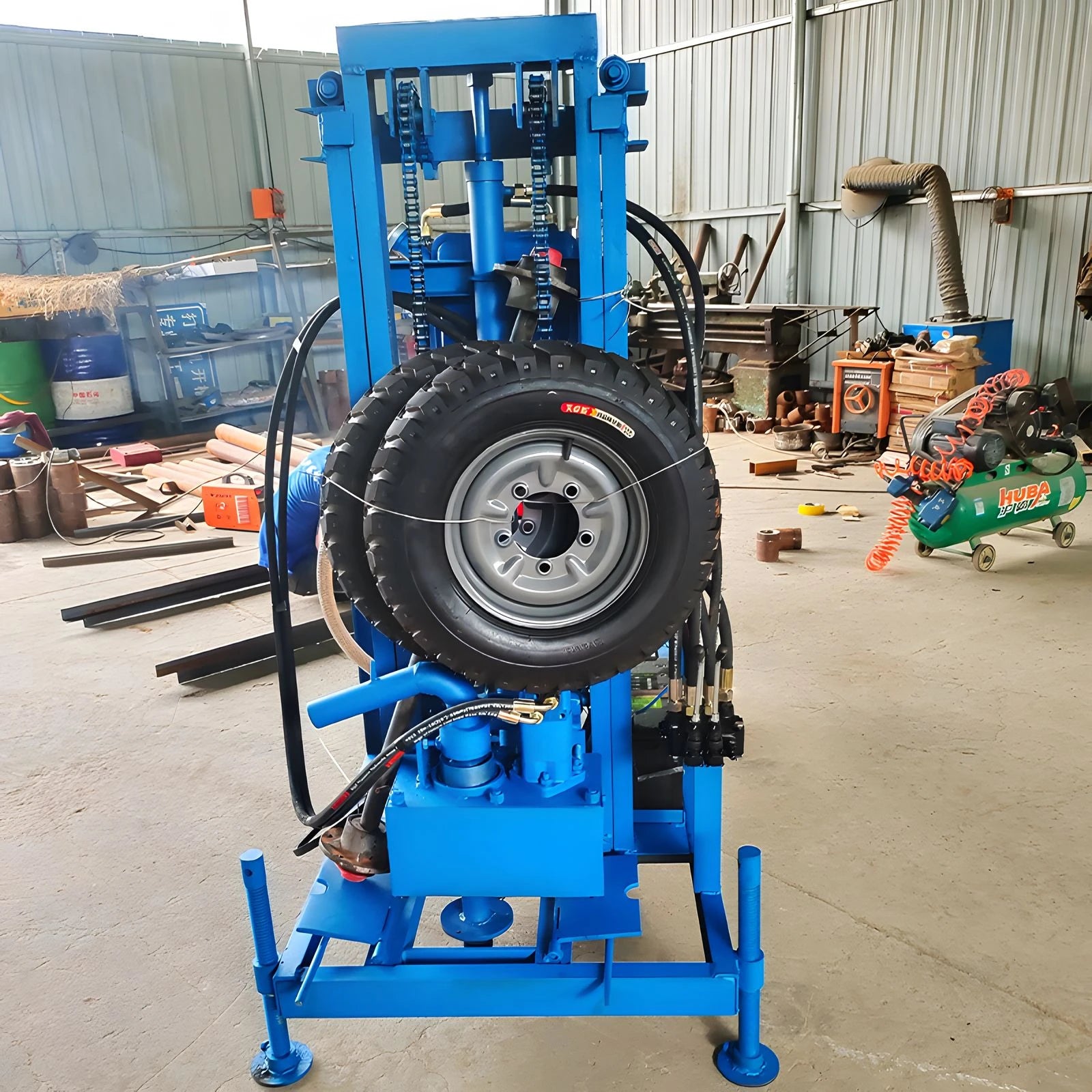150 Meters Professional Well Rig High Speed Drilling Machine for Drill Water Wells