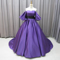 Jancember MZ0035 Gorgeous Purple Off Shoulder Belt Evening Dresses for Party MegaBDM