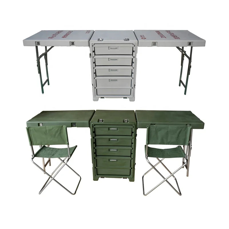 Foldable Chairs Waterproof IP65 LLDPE Roto Molded Outdoor Field Desk Table Case