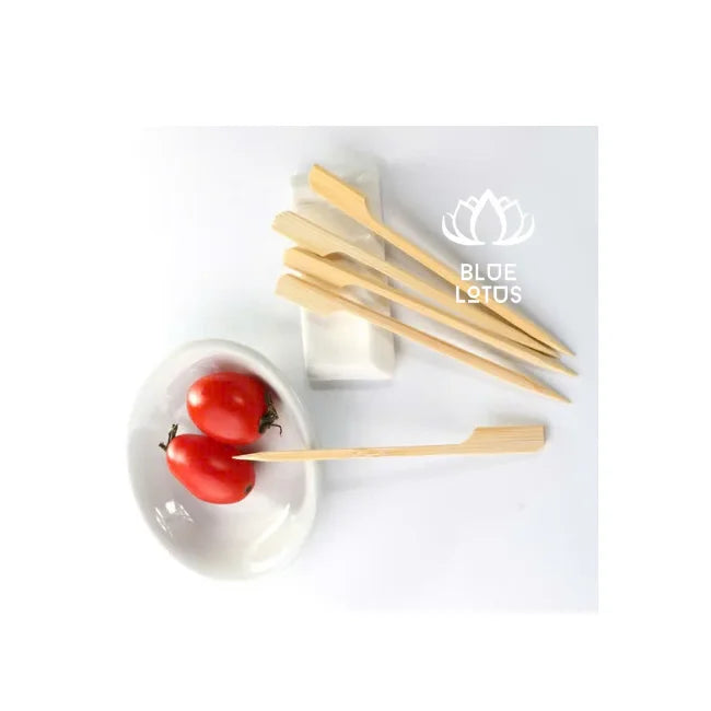 Bamboo Stick Eco-friendly From Vietnam Flag Shaped Picks Bamboo Skewer Safe Material Smooth Factory in VIetnam