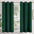 JA Wholesale Modern Gray Blackout Curtain Fabric Bedroom Thermal Drape Grommet Room Darkening Noise Reducing for Living Room