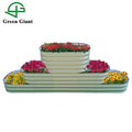 Huizhou Green Giant 32'' Tall Terraced Large Size Metal Modular Corrugated Raised Garden Bed Kit
