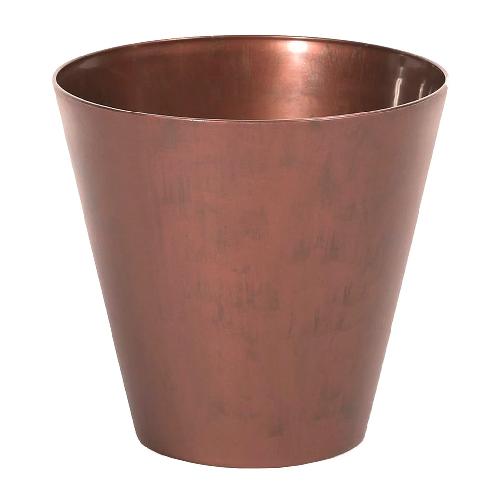 TUBUS CORTEN 7L. planter dimensions (mm) 250x250x233 copper color