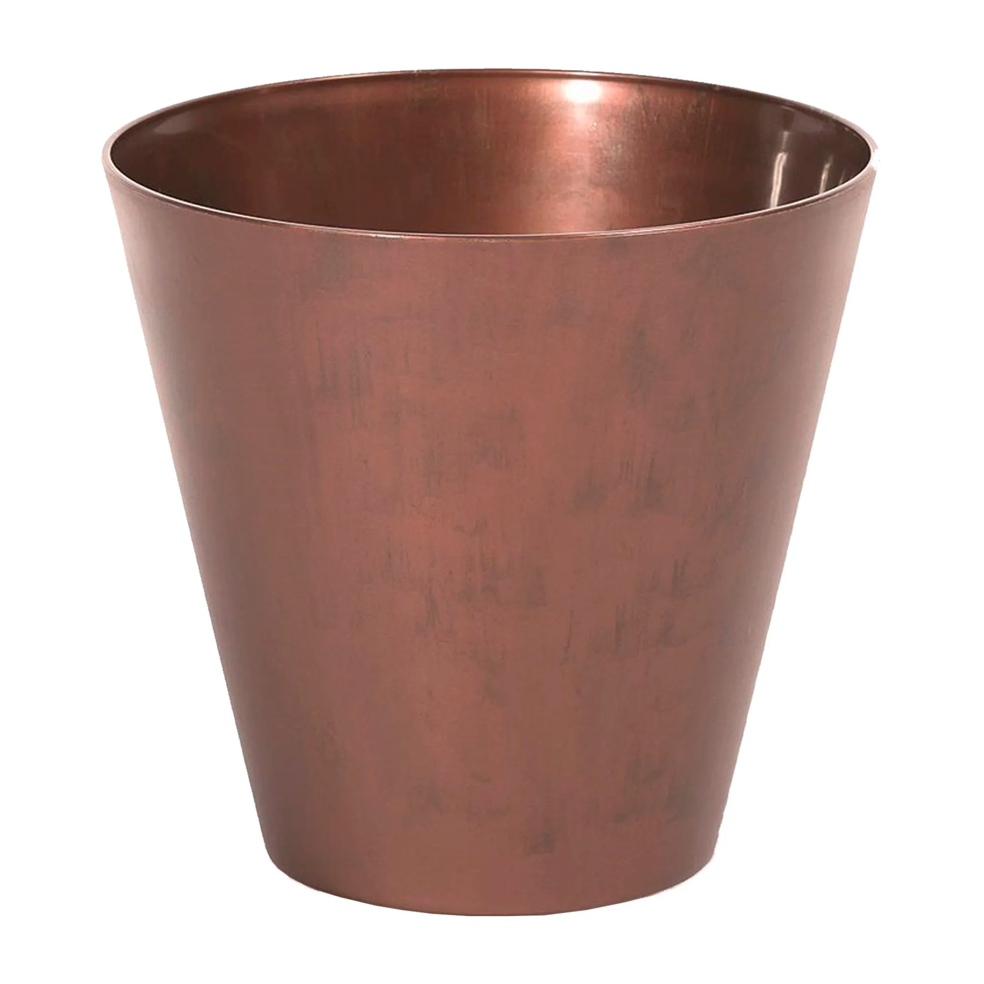 TUBUS CORTEN 7L. planter dimensions (mm) 250x250x233 copper color