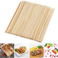 Multi Size 250mm 200mm 2.5mm Thin Biodegradable Bbq Disposable Bamboo Stick Skewer