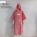 Factory Cheap Price High Quality Quick Dry Adult Terry Cotton Beach Surf Canging Towel Poncho Hooded