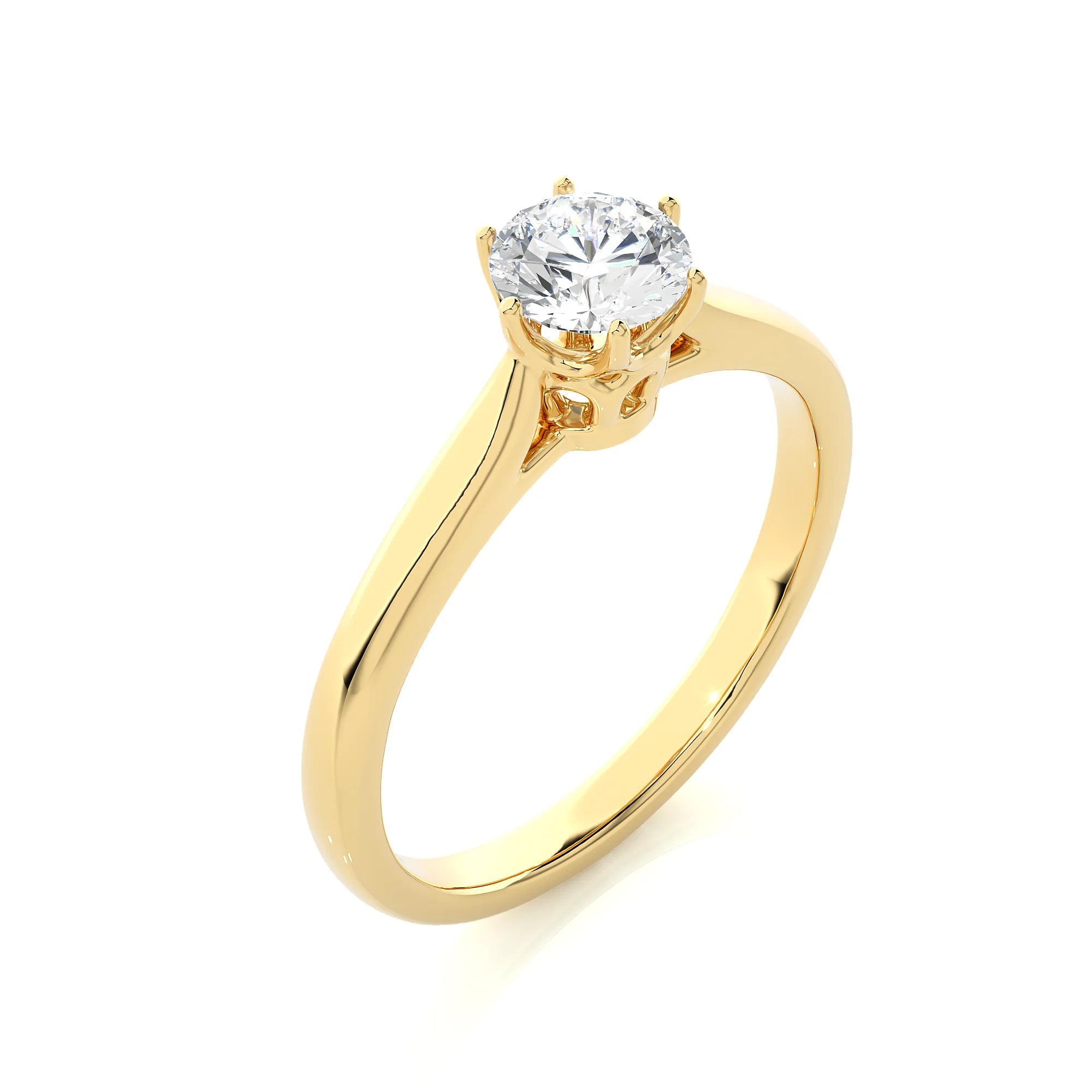 Women's Diamond Engagement Rings Fine Jewelry Big Wedding Diamond Ring for Anniversaries and Other Celebrations from India