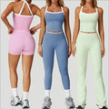 HONFIT New Arrival Breathable Quick Dry Casual Sports Suit for Women Yoga Sportswear Spandex Nylon Gym Fitness Women's Sets