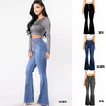 2025 European and American Best-selling Women's Jeans Slim-fit High-waisted Butt-lifting Bootcut Jeans in Stock