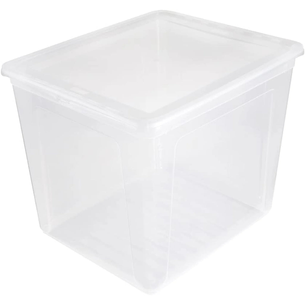 Storage boxes Plastic Natural Transparent 39 x 33 x 32 cm
