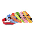 Pet Light-Up Collar with Reflective Strips - Night Safety Dog Collar Visible Warning Leash Collar