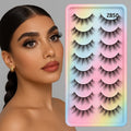 Lashes Wholesale Full Strip Eyelashes Natural Long Lashes Bulk Customized Mix Models Mink Eyelash Extension Faux Mink Lashes