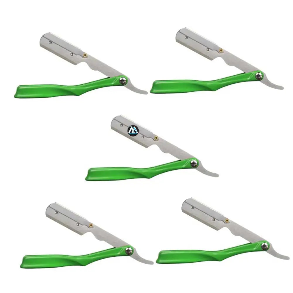 5pcs Straight Razor Holder Barber Blade Housing Multi purpose Shaving Blade for Men
