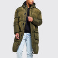2025 Men's Winter Crew Neck Breathable Zipper Closure Thick Puffer Jacket with 90% Down Content Hooded Coat