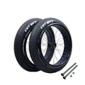 MUNIU All Terrain Tires Wheelchair Parts 24*4.0 Wheelchair Beach Wheel 24 Inch All Terrain Fat Tire Wheels for Wheelchair