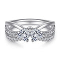 New Style 925 Sterling Silver Wholesale Enamel Couple Fashion Jewelry Minimalist Engagement Rhodium Plated Rings
