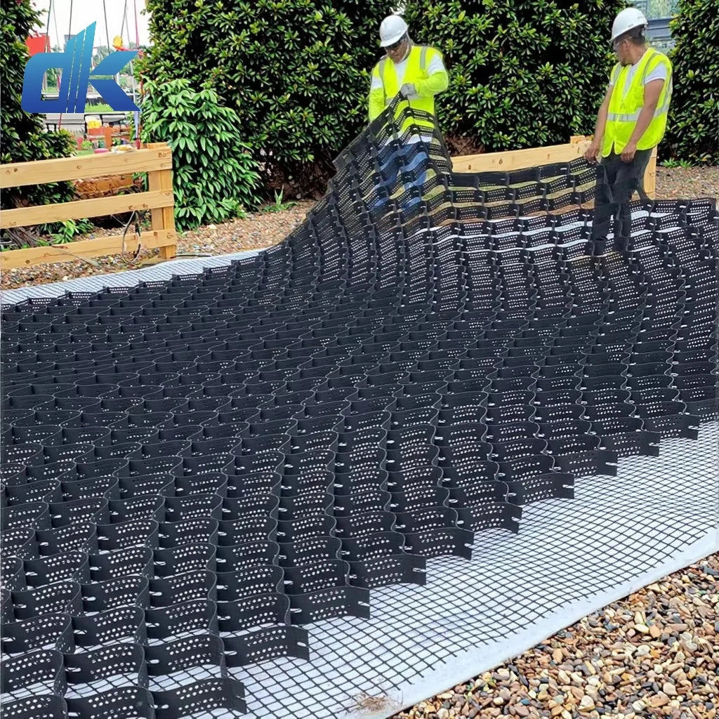150mm HDPE Geocell Cellular Confinement System Geocell for Erosion Control and Road Construction