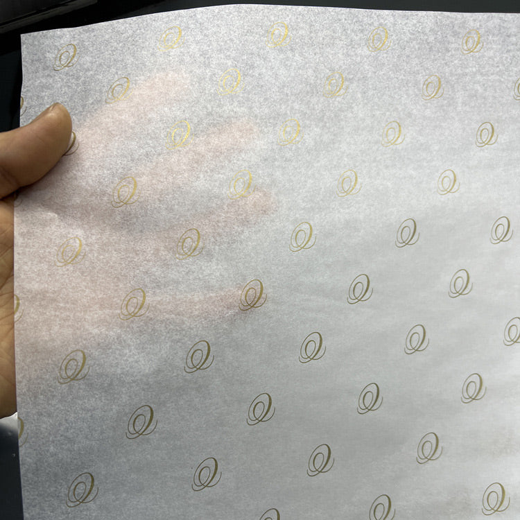 22g Custom Printed Logo Tissue Paper Wrapping for Clothes Shoes Socks Underwear Packing